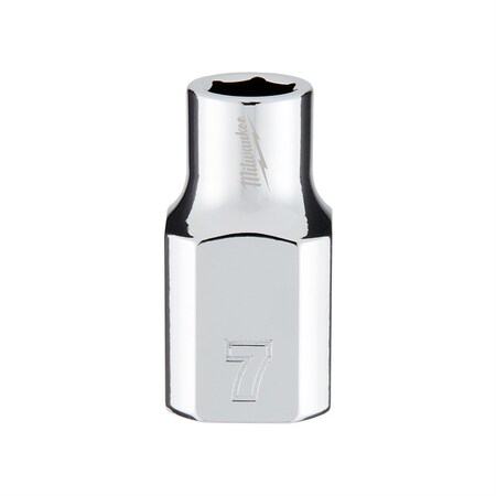 Milwaukee Tool MilwaukeeÂ® 3/8 in. Drive Socket Metric Standard, 7mm 45-34-9077